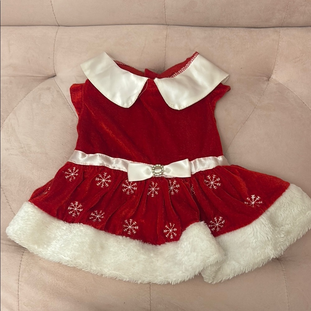 Red Velvet Pet Holiday Dress